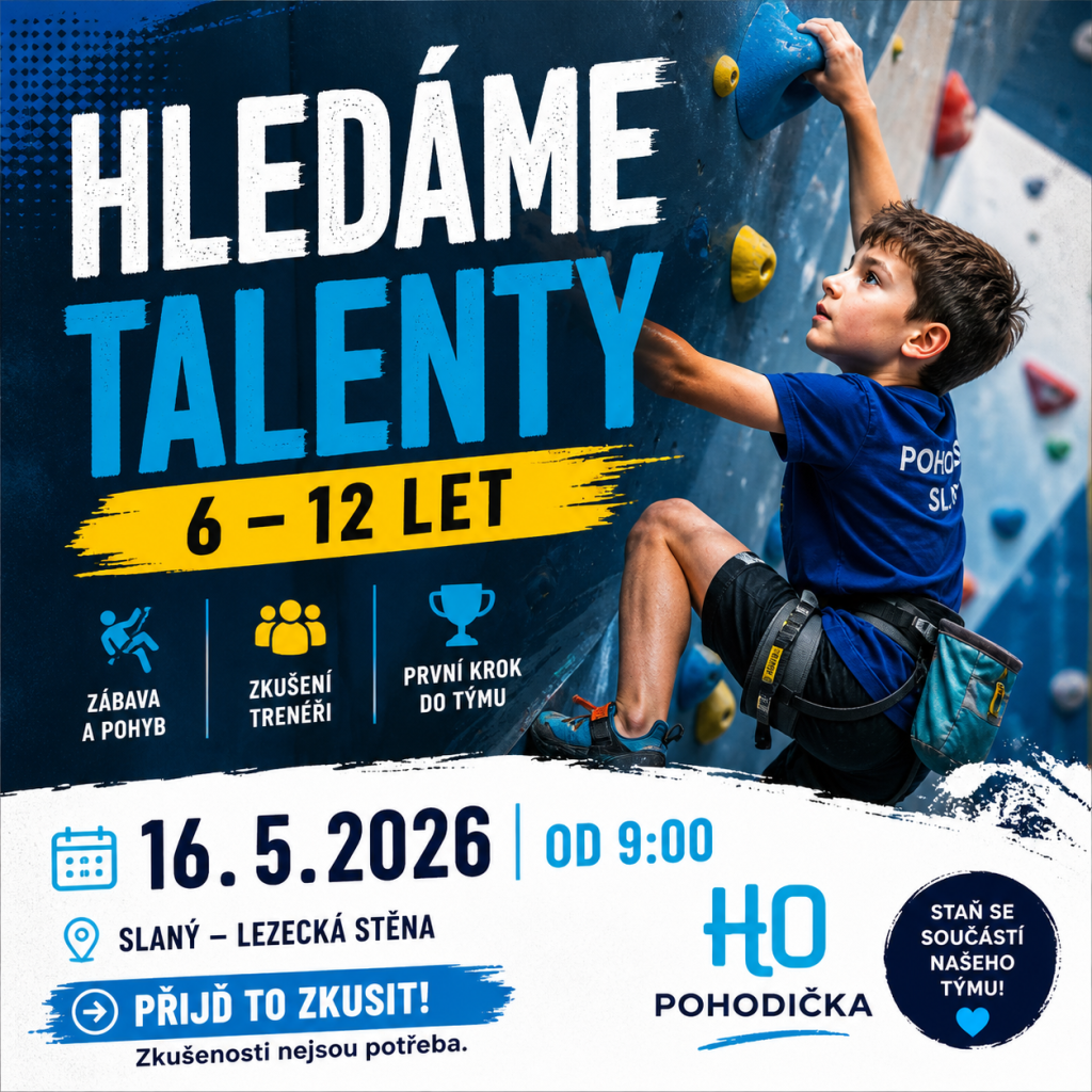 Hledáme talenty do sportovního lezení