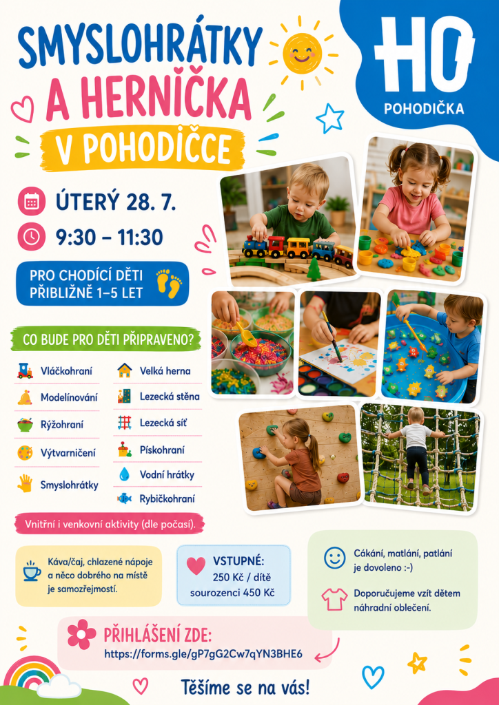 Hernička a Smyslohrátky v Pohodičce