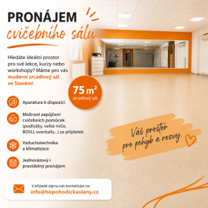 Pronájem cvičebního sálu